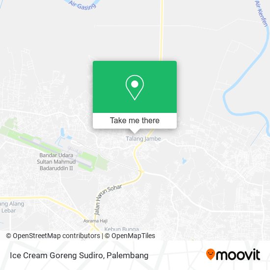 Ice Cream Goreng Sudiro map