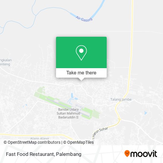 Fast Food Restaurant map