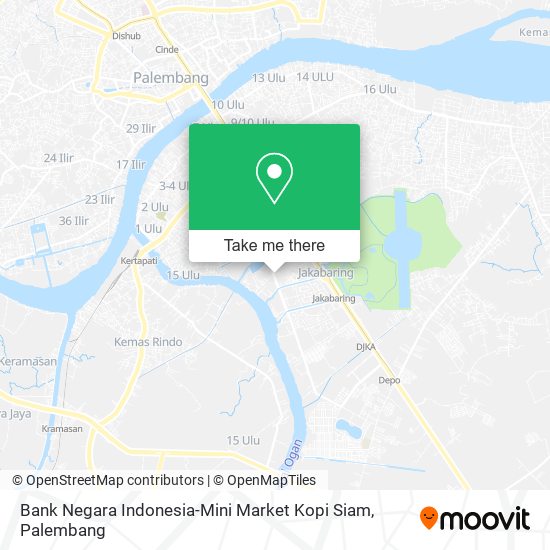 Bank Negara Indonesia-Mini Market Kopi Siam map
