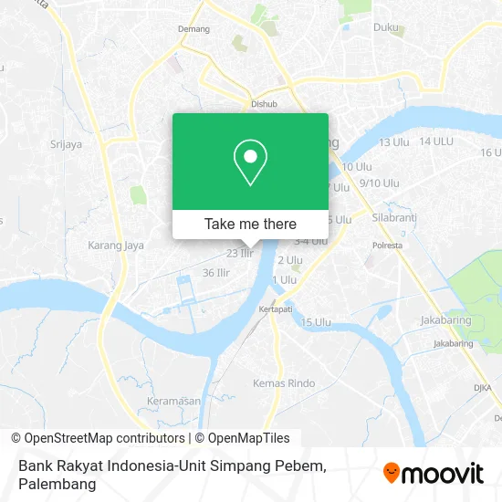 Bank Rakyat Indonesia-Unit Simpang Pebem map