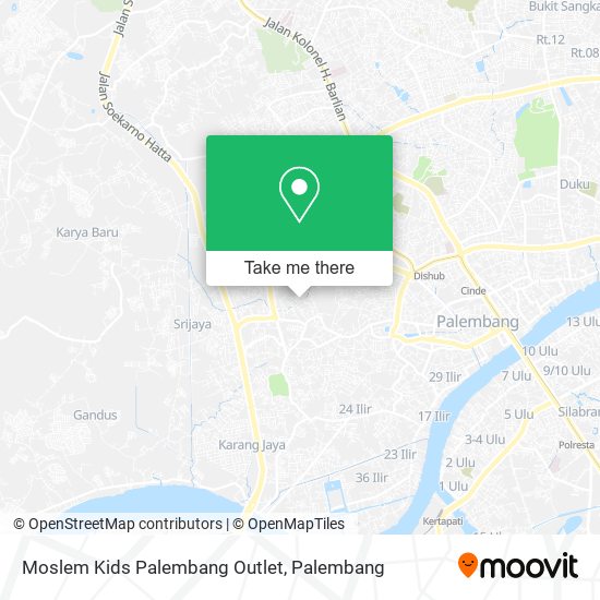 Moslem Kids Palembang Outlet map