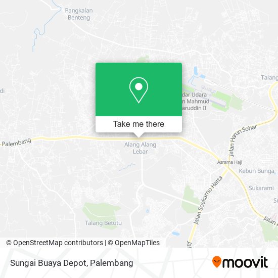 Sungai Buaya Depot map