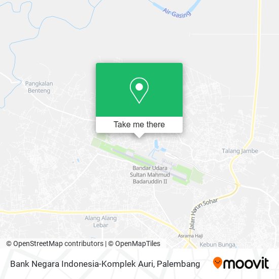 Bank Negara Indonesia-Komplek Auri map