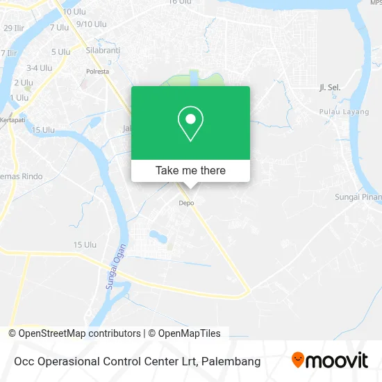 Occ Operasional Control Center Lrt map