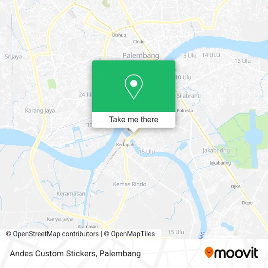 Andes Custom Stickers map