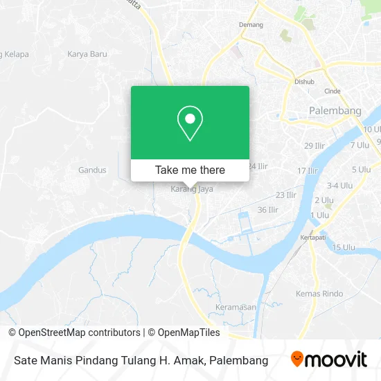 Sate Manis Pindang Tulang H. Amak map