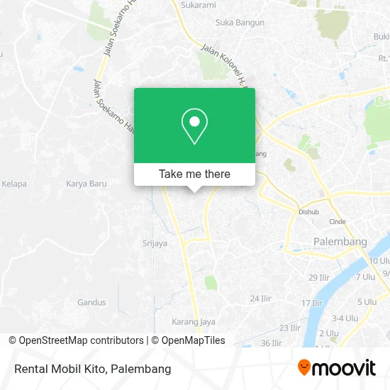 Rental Mobil Kito map