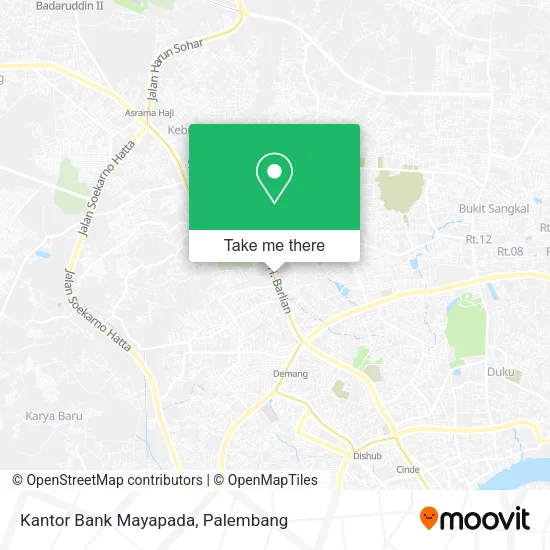 Kantor Bank Mayapada map