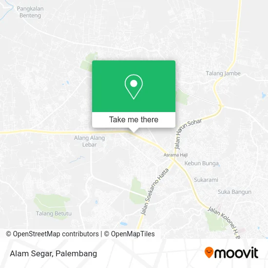 Alam Segar map