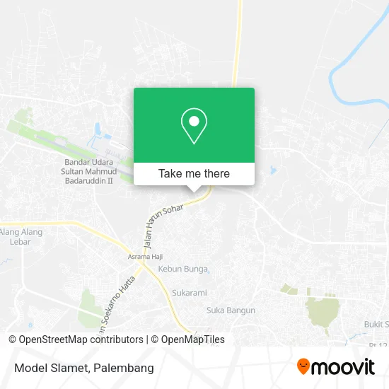 Model Slamet map