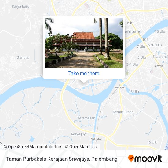 Taman Purbakala Kerajaan Sriwijaya map