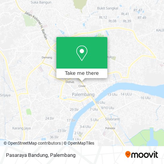 Pasaraya Bandung map