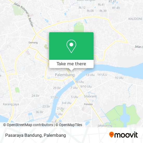 Pasaraya Bandung map