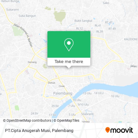 PT.Cipta Anugerah Musi map
