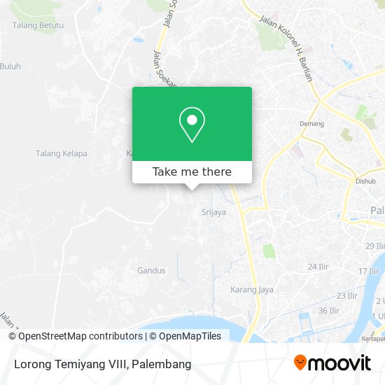 Lorong Temiyang VIII map