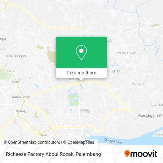 Richeese Factory Abdul Rozak map