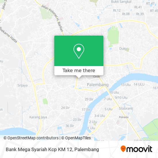 Bank Mega Syariah Kcp KM 12 map