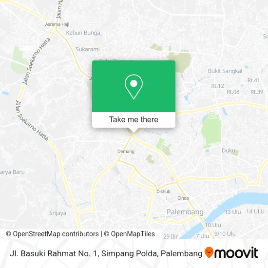 Jl. Basuki Rahmat No. 1,  Simpang Polda map