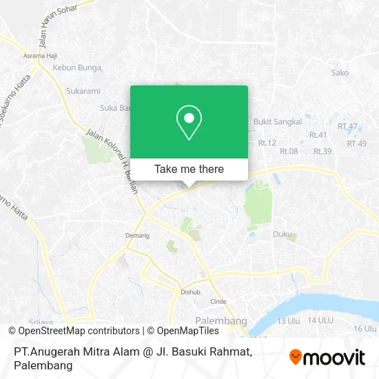 PT.Anugerah Mitra Alam @ Jl. Basuki Rahmat map