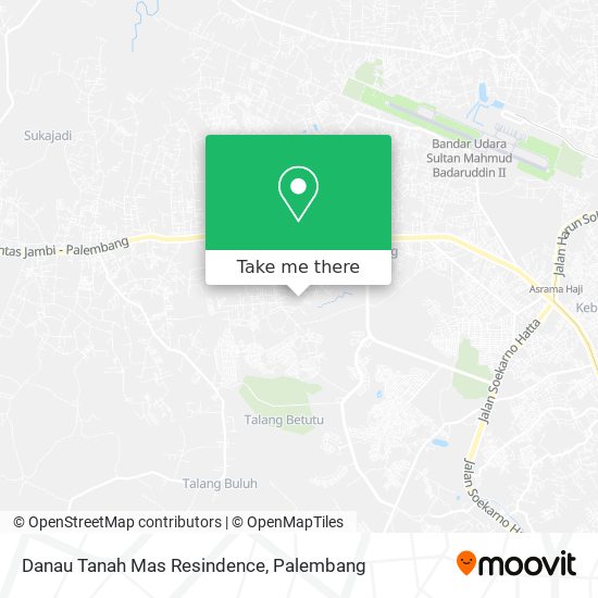 Danau Tanah Mas Resindence map