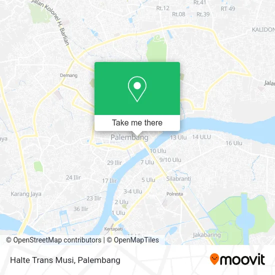 Halte Trans Musi map