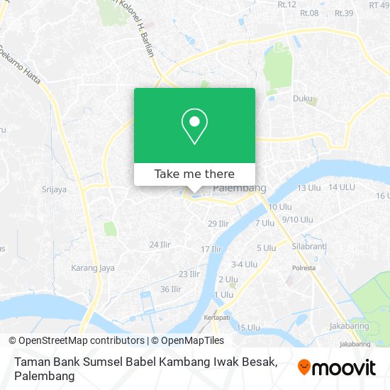 Taman Bank Sumsel Babel Kambang Iwak Besak map