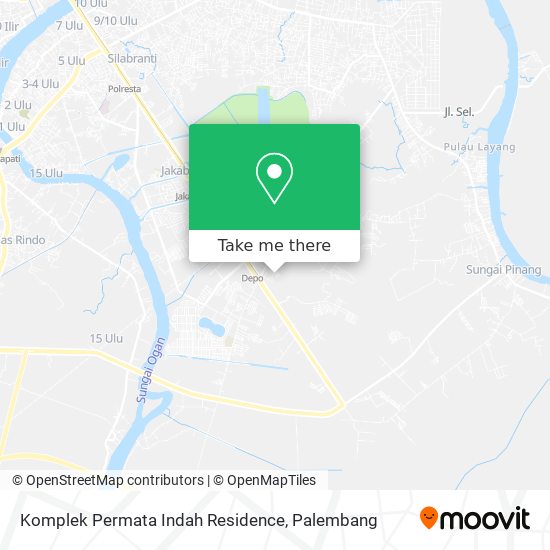 Komplek Permata Indah Residence map