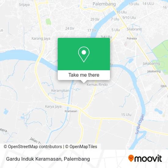 Gardu Induk Keramasan map