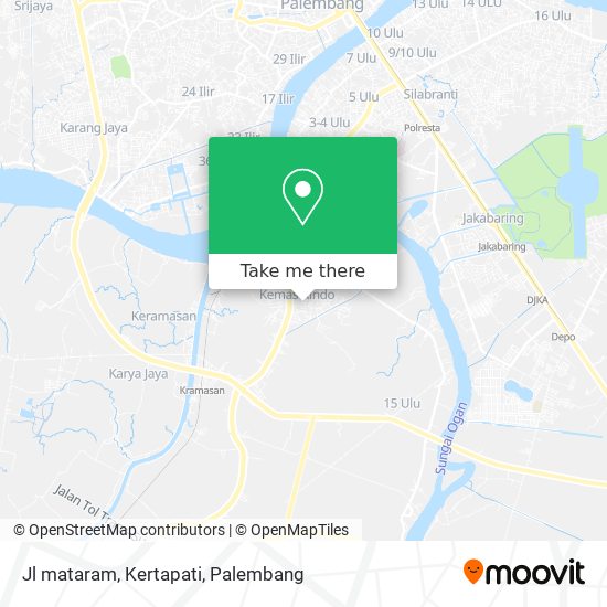 Jl mataram, Kertapati map