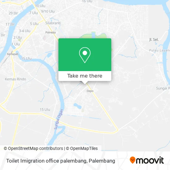 Toilet Imigration office palembang map