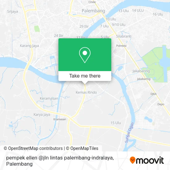 pempek ellen @jln lintas palembang-indralaya map
