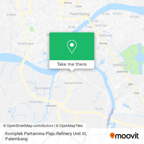 Komplek Pertamina Plaju Refinery Unit III map