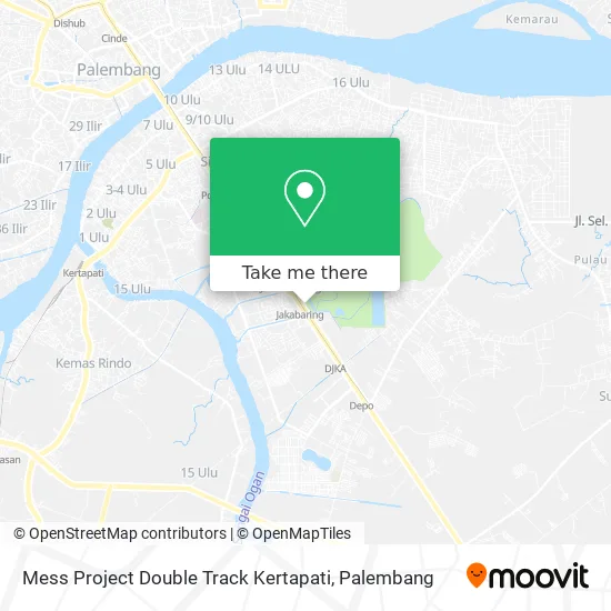 Mess Project Double Track Kertapati map