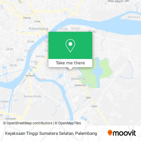 Kejaksaan Tinggi Sumatera Selatan map