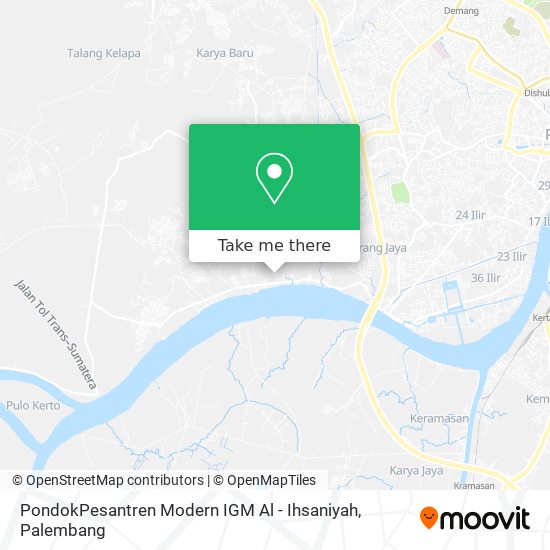 PondokPesantren Modern IGM Al - Ihsaniyah map