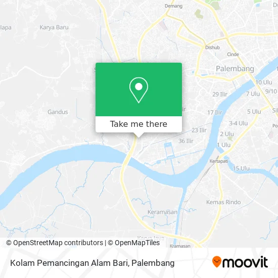 Kolam Pemancingan Alam Bari map