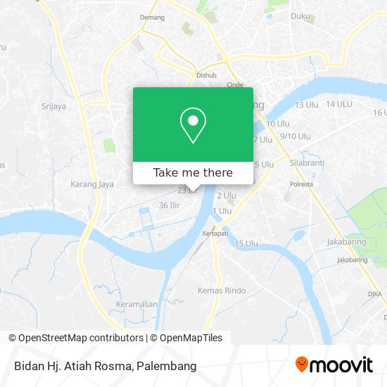 Bidan Hj. Atiah Rosma map