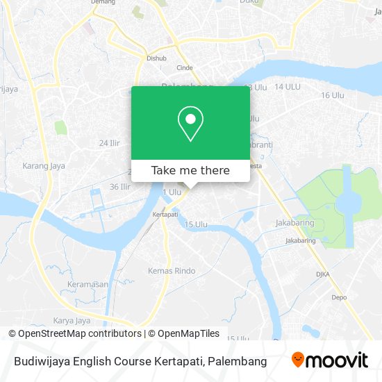 Budiwijaya English Course Kertapati map