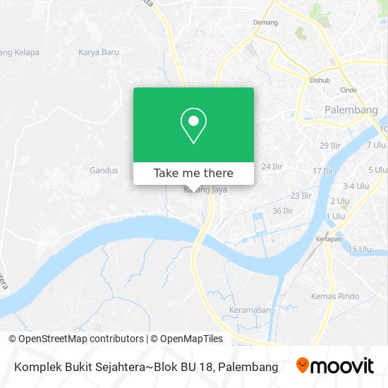 Komplek Bukit Sejahtera~Blok BU 18 map