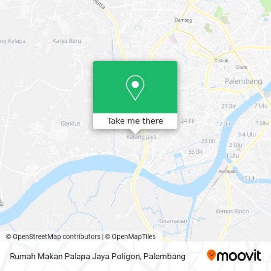 Rumah Makan Palapa Jaya Poligon map