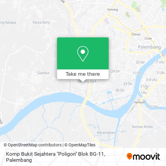 Komp Bukit Sejahtera "Poligon" Blok BG-11 map