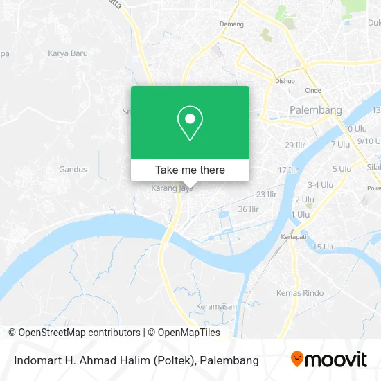 Indomart H. Ahmad Halim (Poltek) map