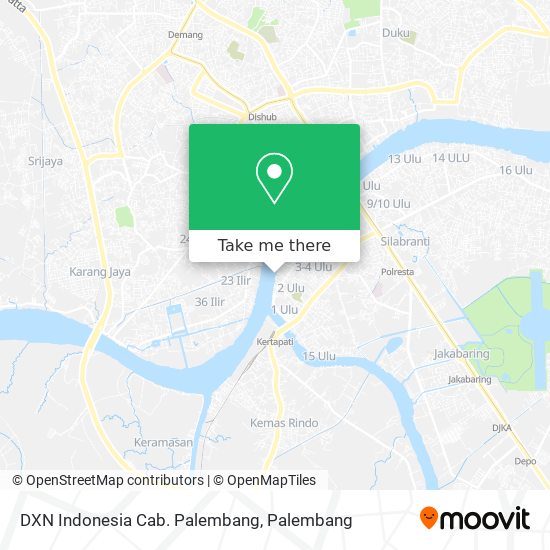 DXN Indonesia Cab. Palembang map
