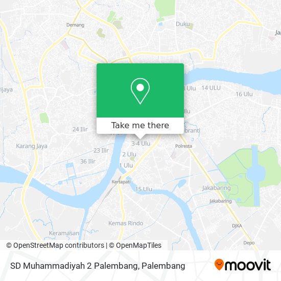 SD Muhammadiyah 2 Palembang map