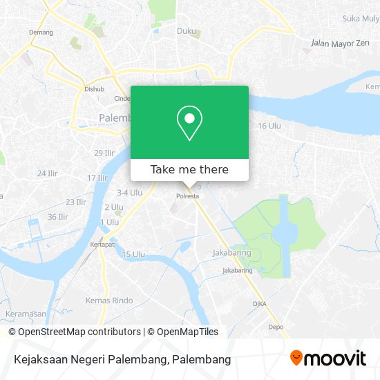 Kejaksaan Negeri Palembang map