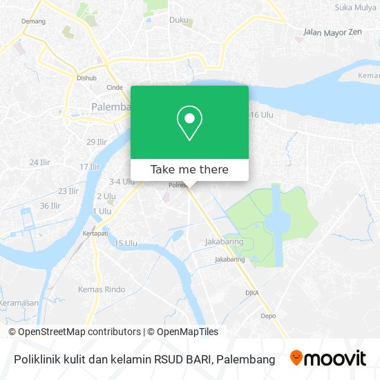 Poliklinik kulit dan kelamin RSUD BARI map