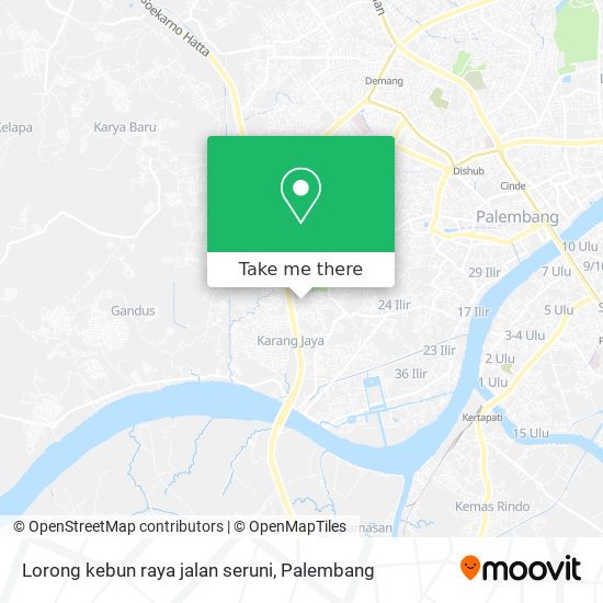 Lorong kebun raya jalan seruni map