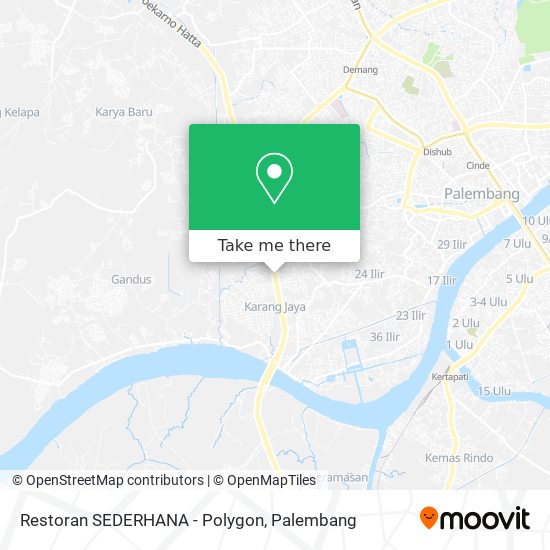 Restoran SEDERHANA - Polygon map