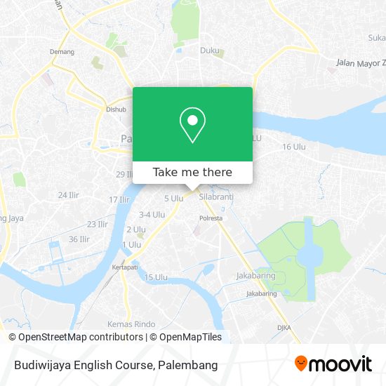 Budiwijaya English Course map