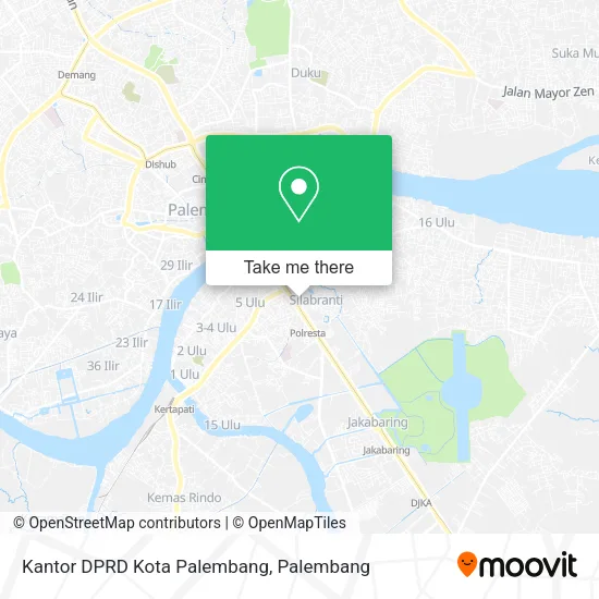 Kantor DPRD Kota Palembang map